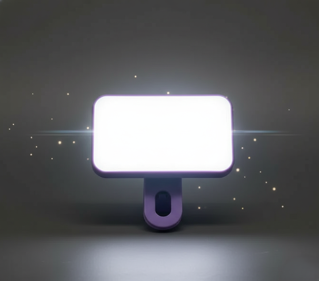 Mini Luz Selfie Profesional – Iluminación Perfecta para Celular o Laptop (3 Modos Ajustables)