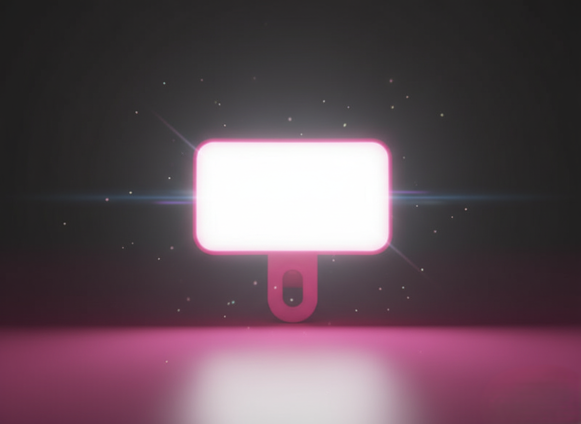 Mini Luz Selfie Profesional – Iluminación Perfecta para Celular o Laptop (3 Modos Ajustables)