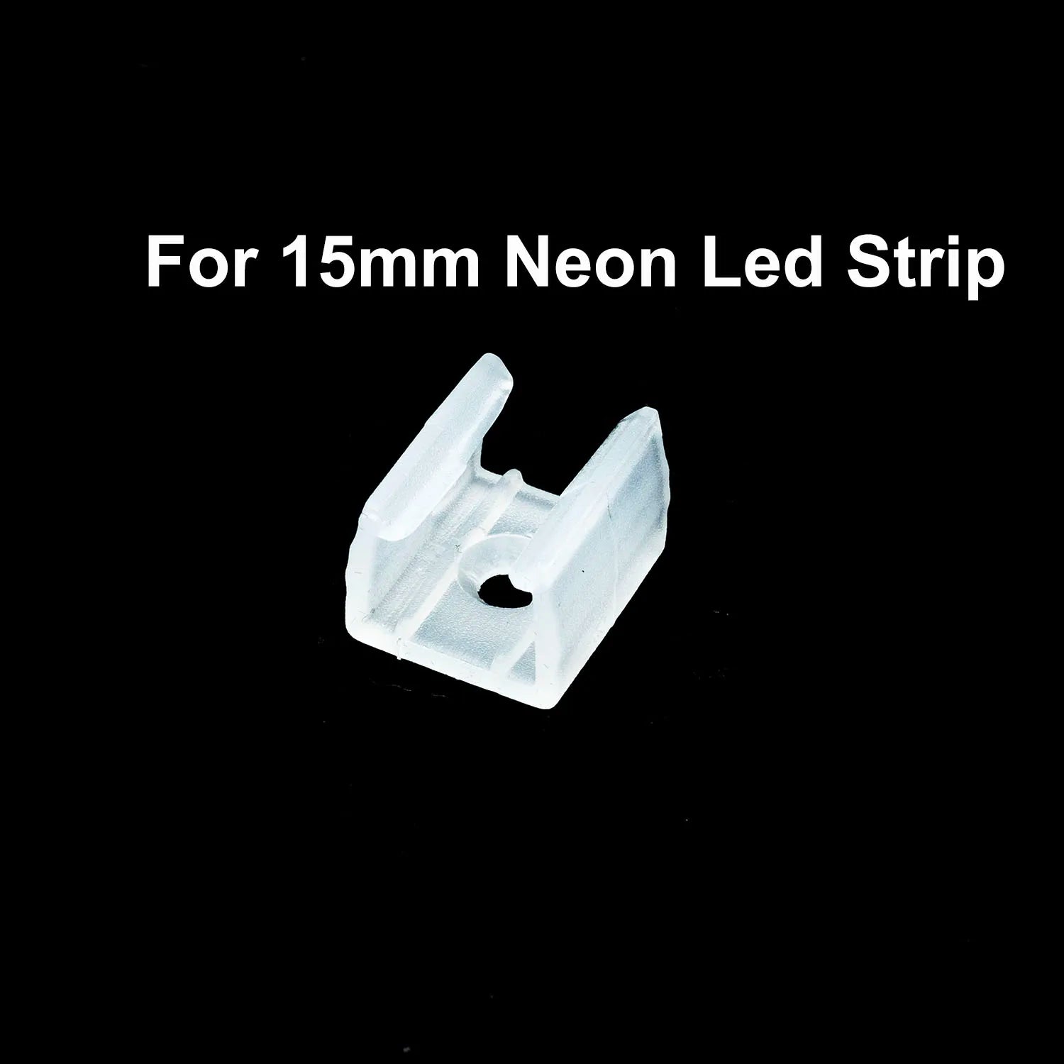 Clips de Montaje para Tira LED Neón RGB – Accesorios de Fijación 6/8/12/15 mm