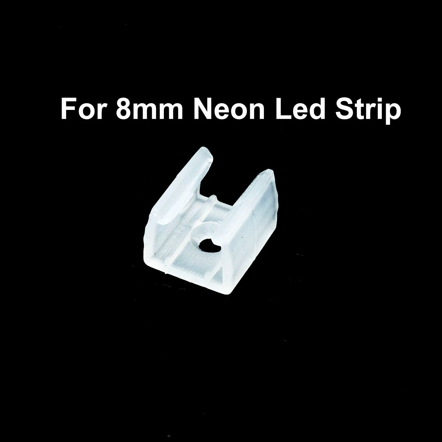 Clips de Montaje para Tira LED Neón RGB – Accesorios de Fijación 6/8/12/15 mm