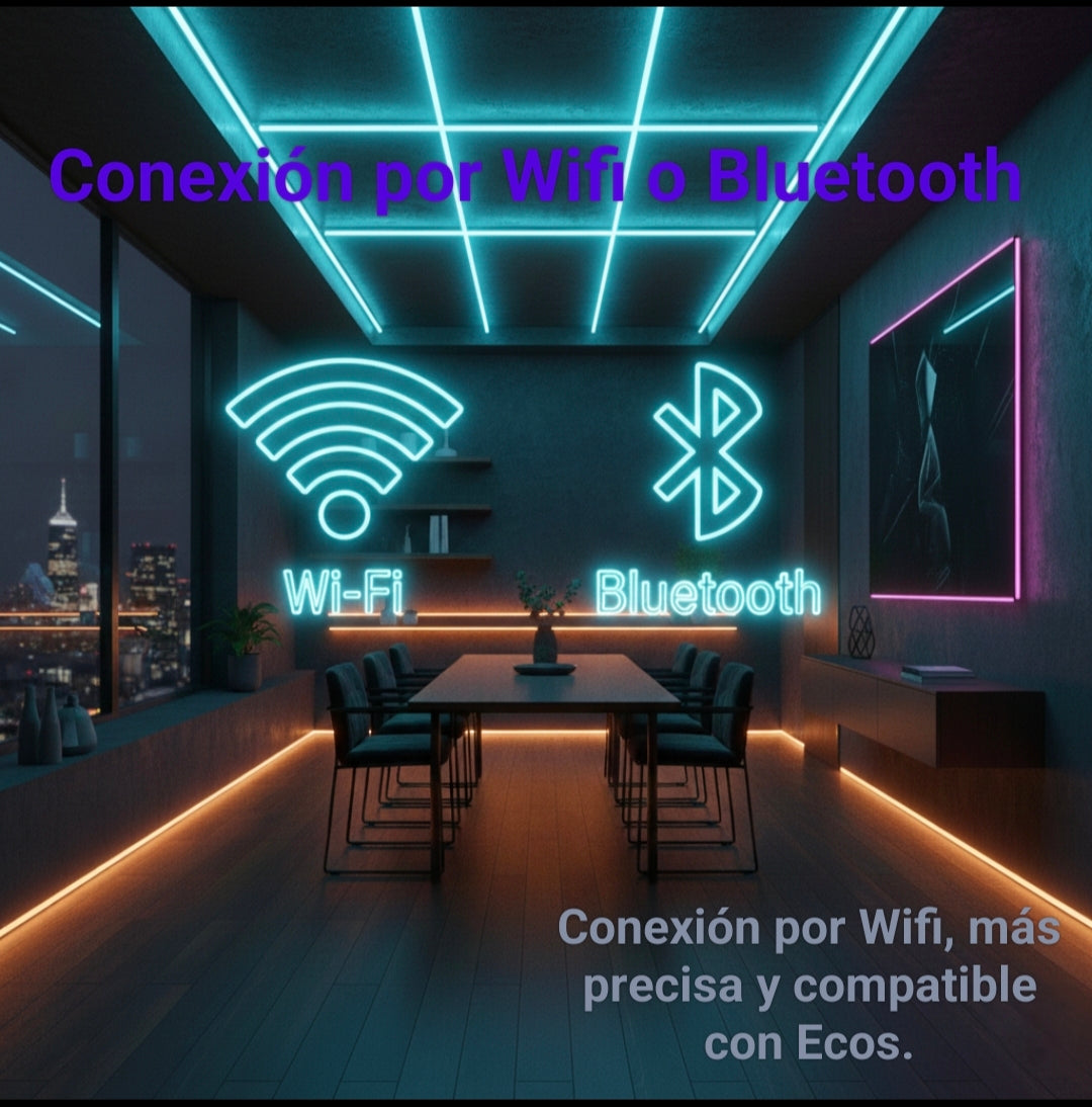 Tira LED RGB Inteligente – Neón Flexible Impermeable con APP y Control, 1M–5M